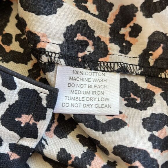 Pajamas Short Set Leopard animal print - Picture 2 of 10